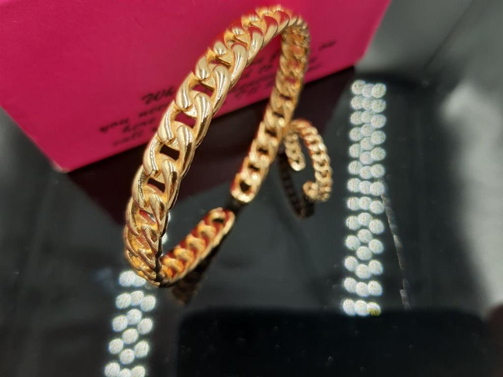 ست دستبند و انگشتر کارتیر طلایی کد 4251